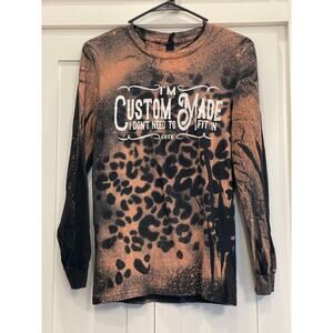 LHTX Leigh K. Hajovsky "I'm Custom Made" Long sleeve tee 100% Cotton SM